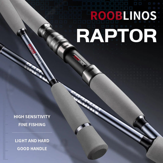 ROOBLINOS RAPTOR II Boat Fishing Rod Casting Spinning Rod 1.8m Saltwater 2 Section Trolling Rod