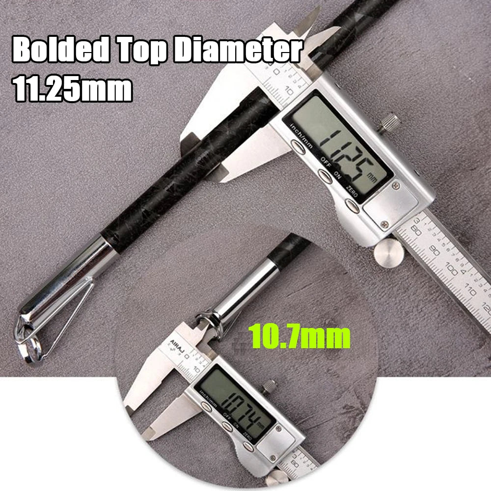 2.7-4.5M Saltwater Heavy Rod Big Game Spinning Rod Superhard Long Distance Throwing Shot Rod Beach Rocks Portable Telescopic Rod